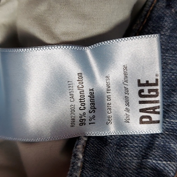 Paige Distressed Jimmy Jimmy Denim Jean Short Size 27 - Picture 12 of 14